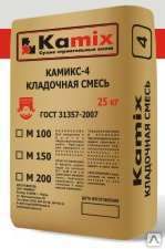 Камикс-4 Смесь кладочная ПЦС М 150 25кг/64 под