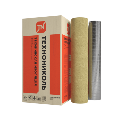 Цилиндр Технониколь ТЕХНО 80 ФА 1200х133х40 мм (1 сегмент)