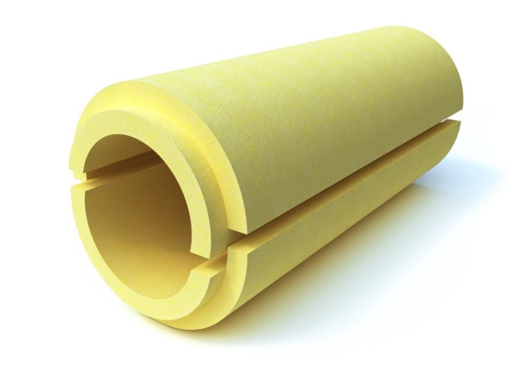 Скорлупа  для теплоизоляции труб ППУ С 1000х63х40 мм