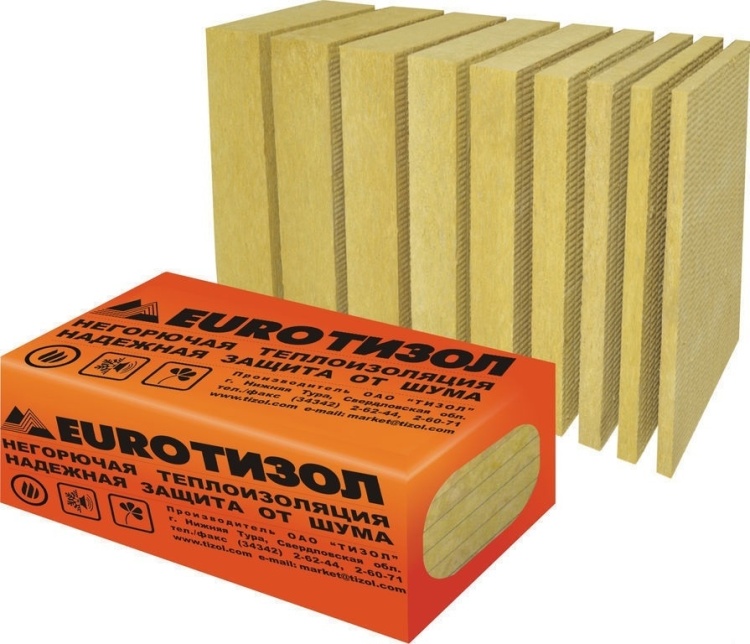 Утеплитель Тизол Евро-Вент 70 1200х600х150 мм, 2 шт. уп