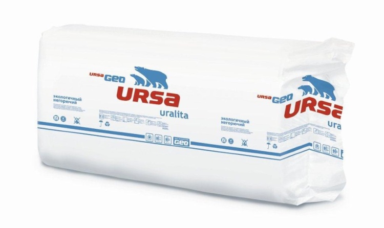 Утеплитель Ursa GEO 34 PN П-20 1250х610х100 мм 12шт. уп